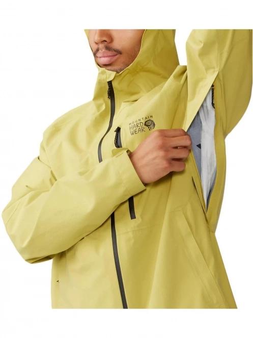 Mountain Hardwear Stretch Ozonic Jacket férfi esőkabát sárga színben 5