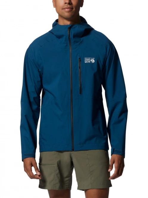 Mountain Hardwear Stretch Ozonic Jacket férfi esőkabát kék színben 2