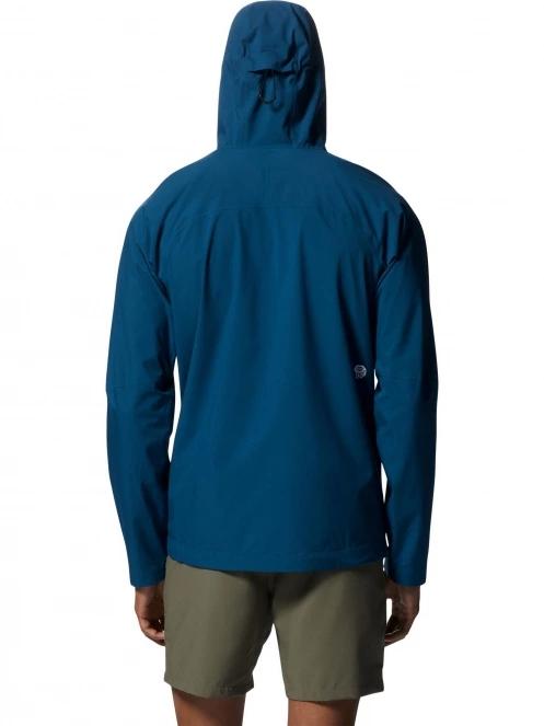 Mountain Hardwear Stretch Ozonic Jacket férfi esőkabát kék színben 4