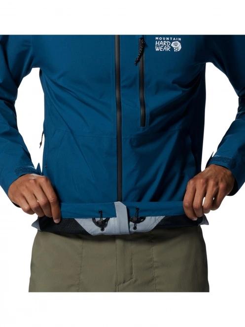 Mountain Hardwear Stretch Ozonic Jacket férfi esőkabát kék színben 6