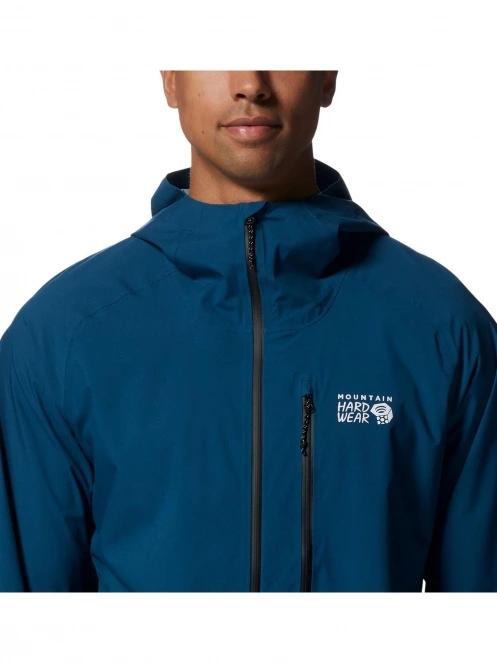 Mountain Hardwear Stretch Ozonic Jacket férfi esőkabát kék színben 7