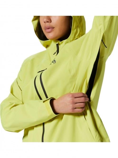 Mountain Hardwear Stretch Ozonic Jacket női esőkabát sárga színben 6