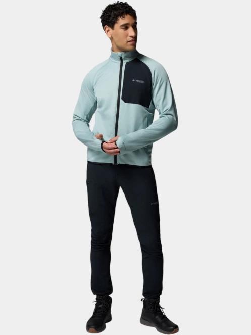 Columbia Triple Canyon Grid Fleece FZ II férfi polár pulóver kék színben 6