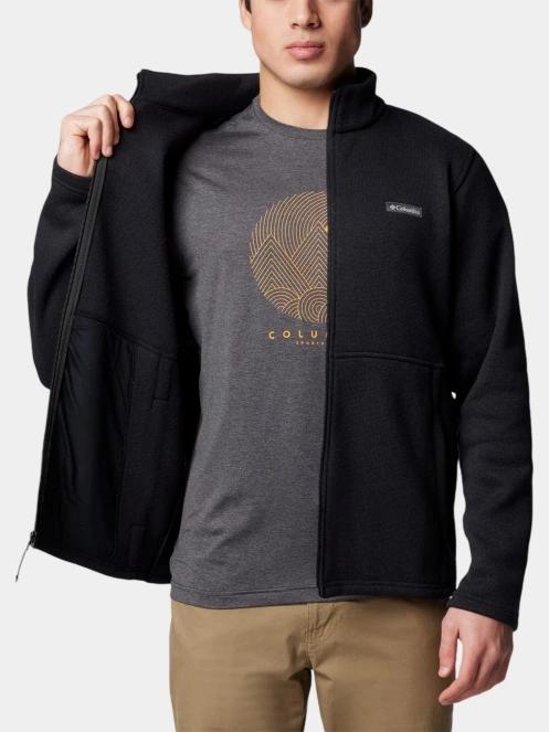 Columbia Alto Pass Full Zip Fleece férfi polár pulóver fekete színben 6