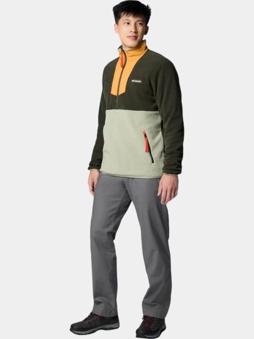 Columbia Sequoia Grove Half Zip Fleece férfi polár pulóver zöld színben 5