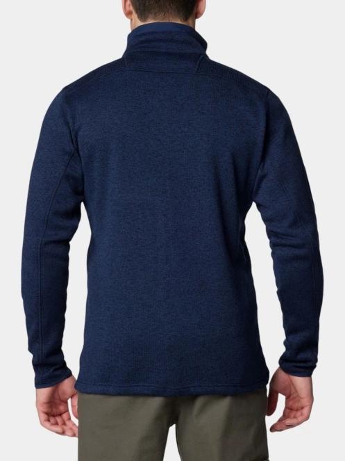 Columbia Sweater Weather Full Zip férfi polár pulóver kék színben 4