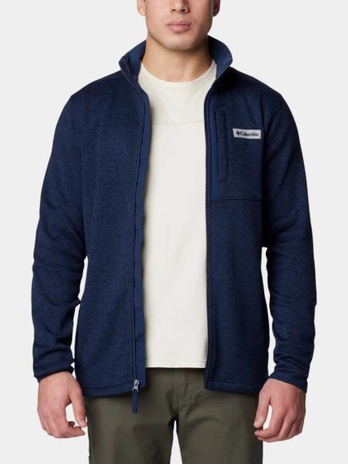Columbia Sweater Weather Full Zip férfi polár pulóver kék színben 5