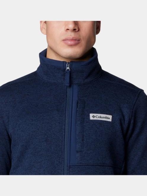 Columbia Sweater Weather Full Zip férfi polár pulóver kék színben 7