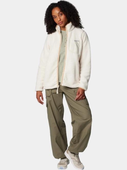 Columbia West Bend Full Zip II női polár pulóver homok színben 5