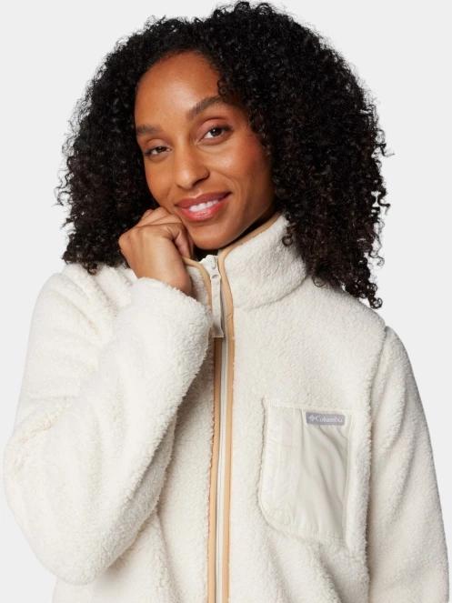 Columbia West Bend Full Zip II női polár pulóver homok színben 7