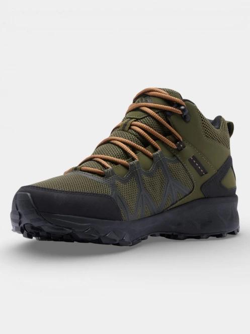 Columbia Peakfreak II Mid Outdry férfi vízhatlan túrabakancs zöld színben 4