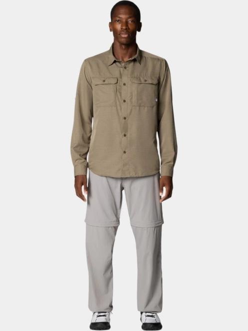 Mountain Hardwear Canyon Long Sleeve Shirt férfi hosszú ujjú túraing oliva színben 5