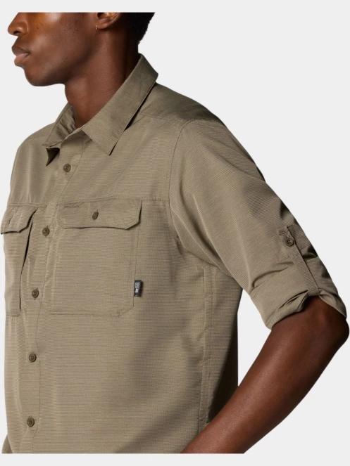 Mountain Hardwear Canyon Long Sleeve Shirt férfi hosszú ujjú túraing oliva színben 7