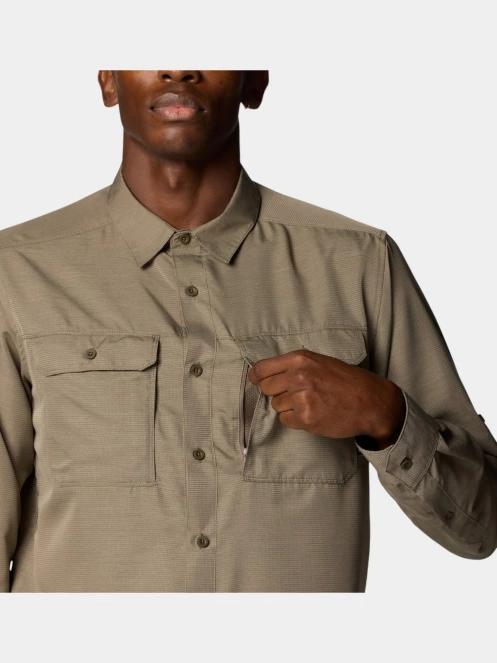 Mountain Hardwear Canyon Long Sleeve Shirt férfi hosszú ujjú túraing oliva színben 9