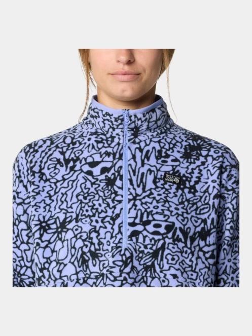 Mountain Hardwear Microchill Pullover női polár pulóver kék színben 7