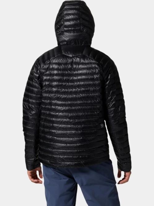 Mountain Hardwear Ghost Whisperer Hoody férfi pehelykabát fekete színben 4