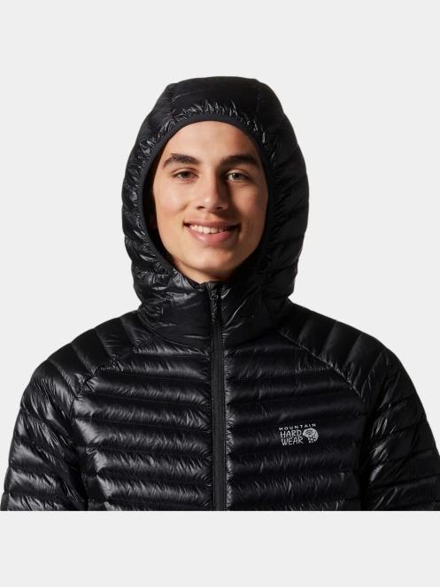 Mountain Hardwear Ghost Whisperer Hoody férfi pehelykabát fekete színben 5