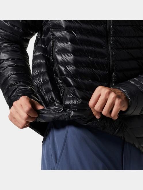 Mountain Hardwear Ghost Whisperer Hoody férfi pehelykabát fekete színben 6