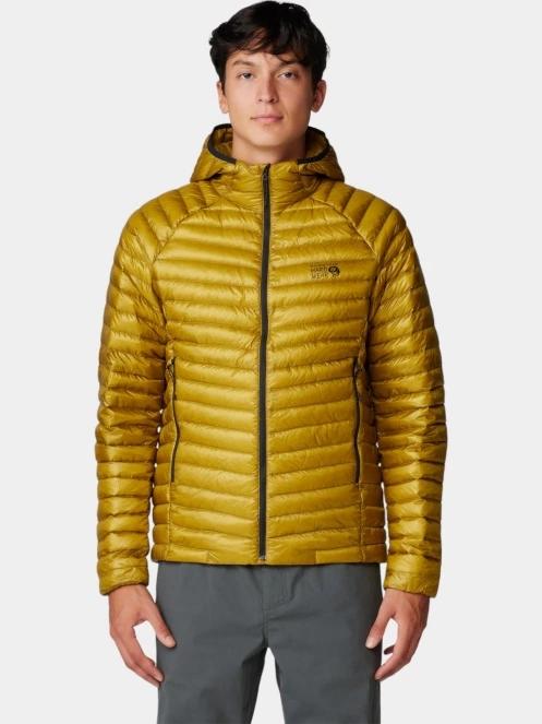Mountain Hardwear Ghost Whisperer Hoody férfi pehelykabát barna színben 2