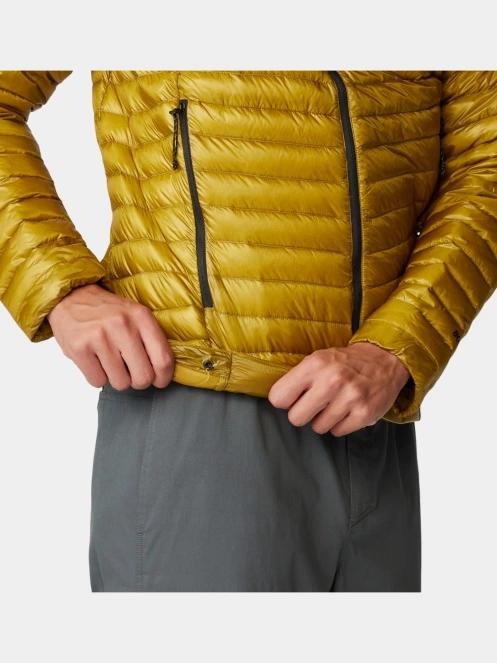 Mountain Hardwear Ghost Whisperer Hoody férfi pehelykabát barna színben 6
