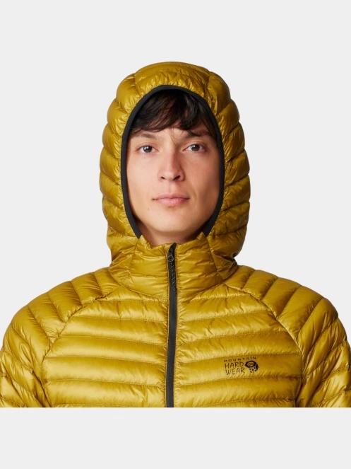 Mountain Hardwear Ghost Whisperer Hoody férfi pehelykabát barna színben 7