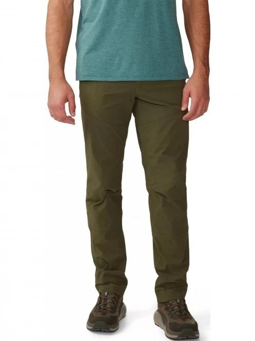 Mountain Hardwear Basin Trek Pant férfi túranadrág zöld színben 2