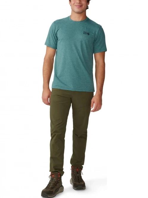 Mountain Hardwear Basin Trek Pant férfi túranadrág zöld színben 7
