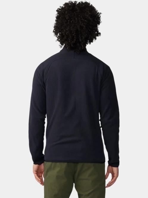Mountain Hardwear Microchill Full Zip Jacket férfi polár pulóver fekete színben 4