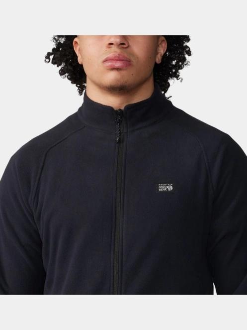 Mountain Hardwear Microchill Full Zip Jacket férfi polár pulóver fekete színben 5
