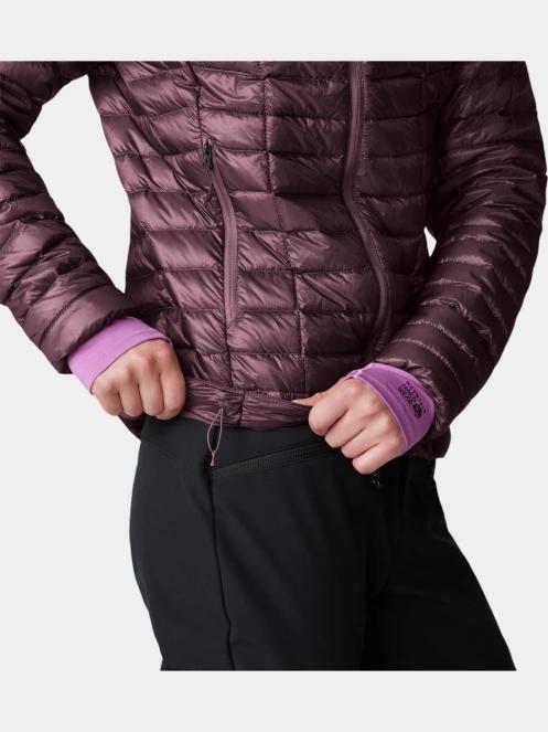 Mountain Hardwear Ghost Whisperer Hoody női pehelykabát piros színben 8