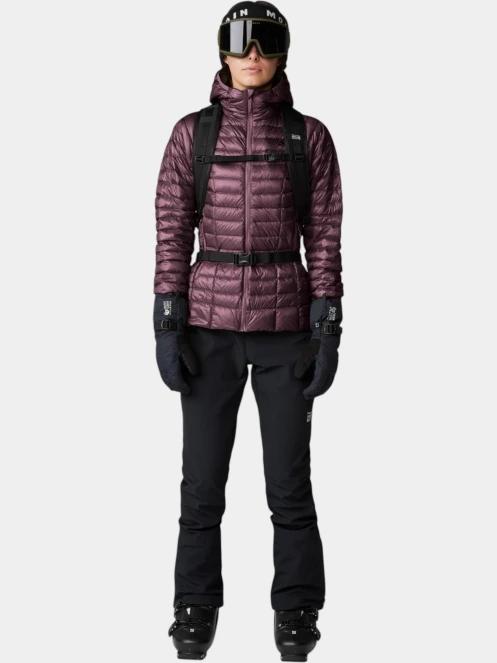 Mountain Hardwear Ghost Whisperer Hoody női pehelykabát bordó színben 5