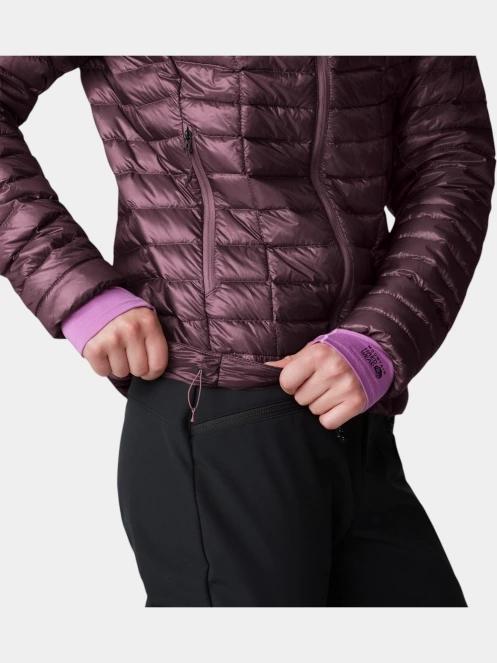 Mountain Hardwear Ghost Whisperer Hoody női pehelykabát bordó színben 8