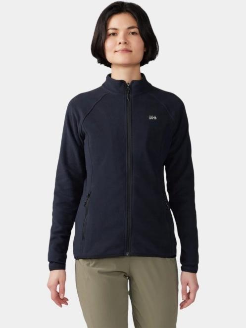 Mountain Hardwear Microchill Full Zip Jacket női polár pulóver fekete színben 2