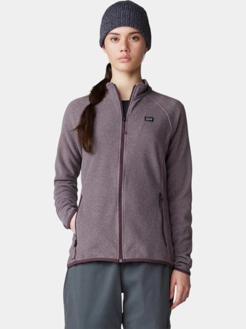 Mountain Hardwear Microchill Full Zip Jacket női polár pulóver lila színben 5