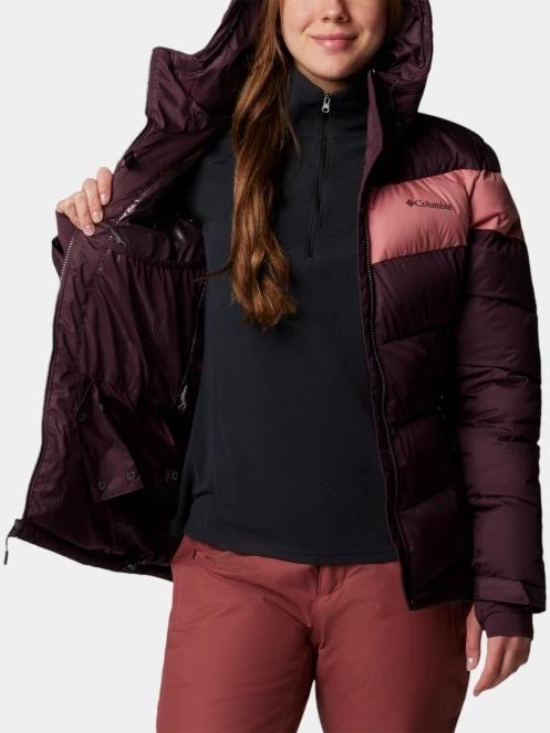 Columbia Abbott Peak II Insulated Jacket női steppelt síkabát piros színben 7