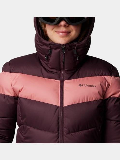 Columbia Abbott Peak II Insulated Jacket női steppelt síkabát piros színben 8