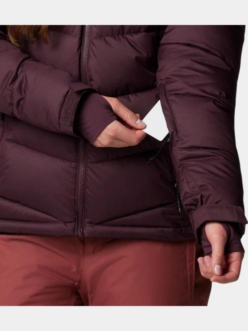 Columbia Abbott Peak II Insulated Jacket női steppelt síkabát piros színben 9