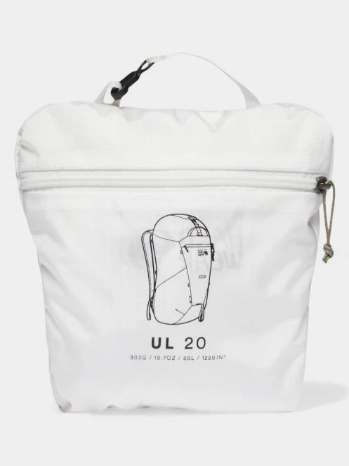 Mountain Hardwear UL 20 Backpack férfi túrahátizsák fehér színben 5