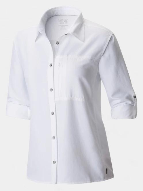 Mountain Hardwear Canyon Long Sleeve női túraing fehér színben 4