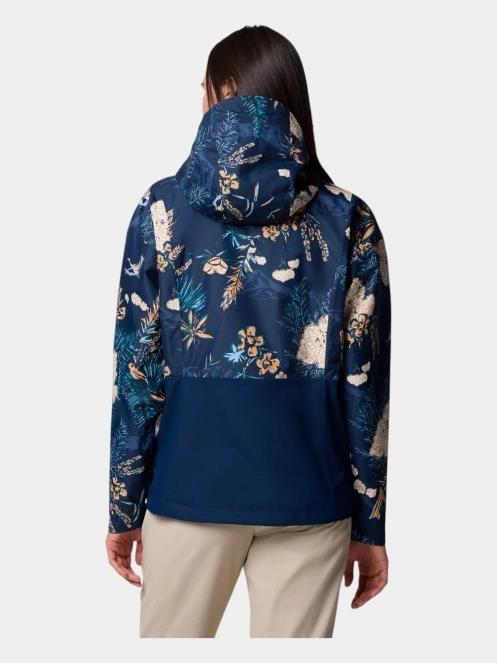 Columbia Hikebound Printed Jacket női esőkabát kék színben 4
