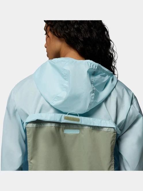 Columbia Crested Canyon Windbreaker női széldzseki világoskék színben 9