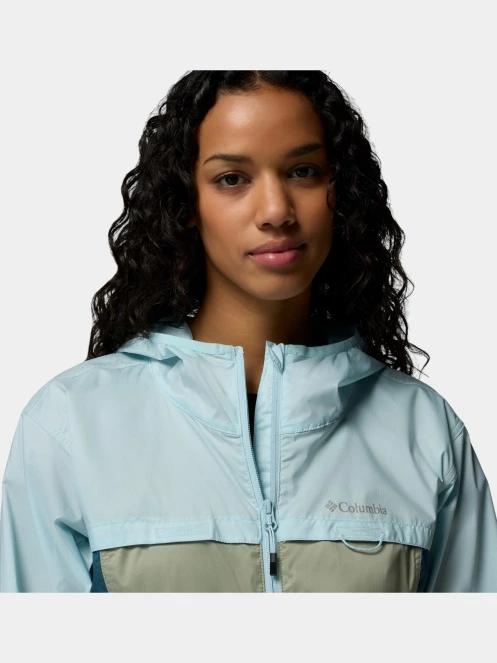 Columbia Crested Canyon Windbreaker női széldzseki világoskék színben 10