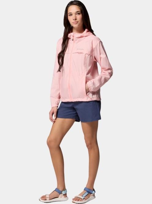 Columbia Crested Canyon Windbreaker női széldzseki rózsaszín színben 4