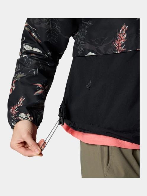 Columbia Spire Valley Printed Windbreaker női széldzseki fekete színben 7