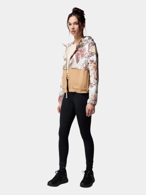 Columbia Spire Valley Printed Windbreaker női széldzseki homok színben 5
