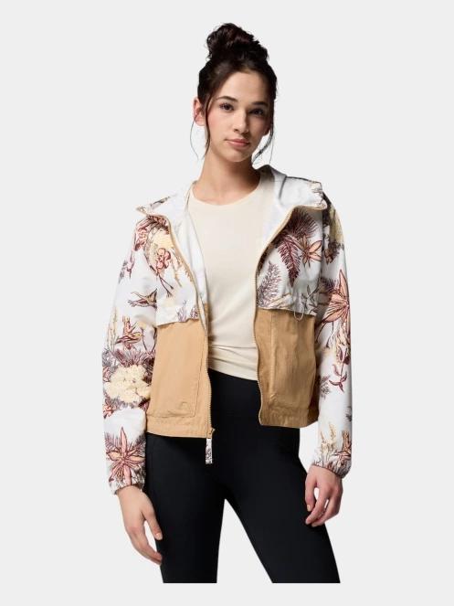 Columbia Spire Valley Printed Windbreaker női széldzseki homok színben 6