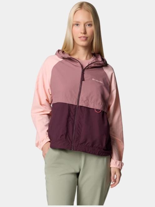 Columbia Spire Valley Windbreaker női széldzseki rózsaszín színben 2