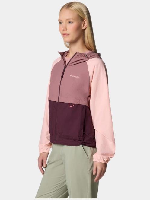 Columbia Spire Valley Windbreaker női széldzseki rózsaszín színben 3
