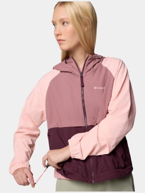 Columbia Spire Valley Windbreaker női széldzseki rózsaszín színben 7