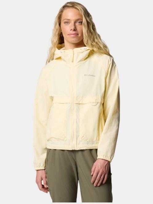 Columbia Spire Valley Windbreaker női széldzseki sárga színben 2